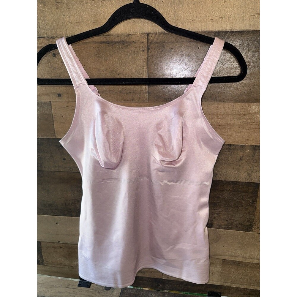 Ruby Ribbon Original Shaping Camisole Tank Blush Pink  Compression Size 38